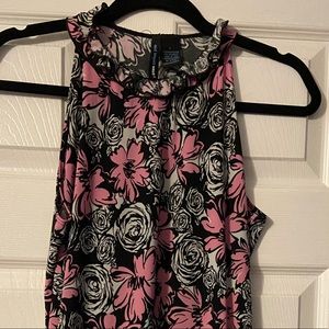 Women’s sleeveless silky blouse